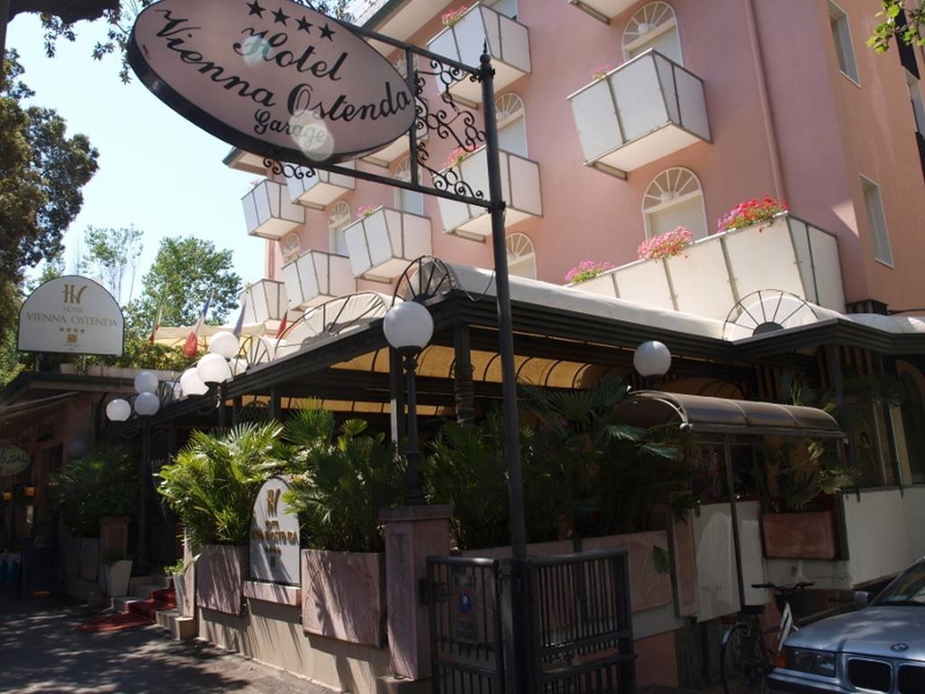 Hotel Vienna Ostenda E Ristorante Il Danubio Rimini Dış mekan fotoğraf